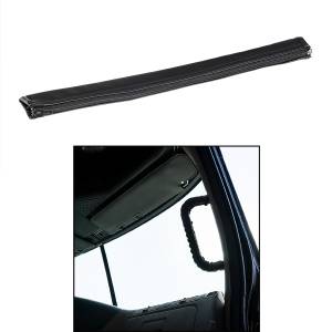 UNITED PACIFIC - 70412 - CUBIERTA PARA BARRA DE ASIENTO DE ASISTENCIA AL CONDUCTOR DE 17" - CUERO INGENIERADO NEGRO
