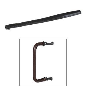 UNITED PACIFIC - 70416 - CUBIERTA PARA BARRA DE ASIENTO DE ASISTENCIA AL CONDUCTOR DE 24" - CUERO INGENIERADO NEGRO