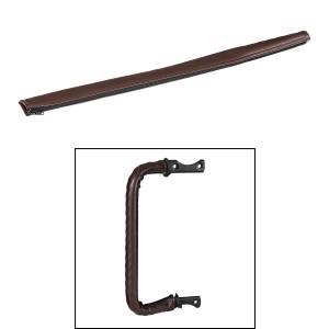 UNITED PACIFIC - 70417 - CUBIERTA PARA BARRA DE ASIENTO DE ASISTENCIA AL CONDUCTOR DE 24" - CUERO INGENIERADO MARRÓN