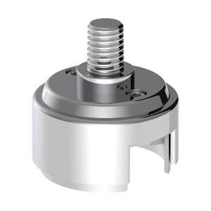 UNITED PACIFIC - 70589B - ADAPTADOR DE MONTAJE DE PERILLA DE CAMBIO DE ROSCA DE 1/2"-13 PARA CAMBIO EATON FULLER STYLE 13/15/18 - CROMADO (A GRANEL)