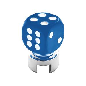 UNITED PACIFIC - 70618 - POMO DE CAMBIO BLUE DICE CON ADAPTADOR DE VELOCIDAD 13/15/18