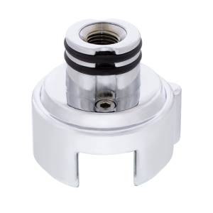 UNITED PACIFIC - 70664B - ADAPTADOR DE CAMBIO DE MARCHAS CON SOPORTE LED PARA EATON-FULLER 13/15/18 VELOCIDAD - CROMADO/VERTICAL (A GRANEL)