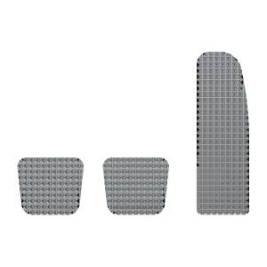UNITED PACIFIC - UNITED PACIFIC - 70361 - JUEGO DE PEDALES DE DIAMANTE DE ALUMINIO BILLET CROMADO PARA FREIGHTLINER CASCADIA/CORONADO/M3 2008-2017 - Image 4
