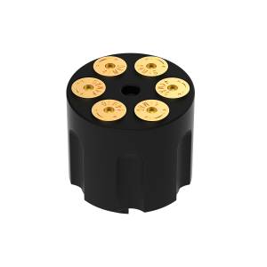 UNITED PACIFIC - 70849 - POMO DE CAMBIO DE MARCHAS DE CILINDRO DE PISTOLA 9/10 VELOCIDADES - NEGRO MATE