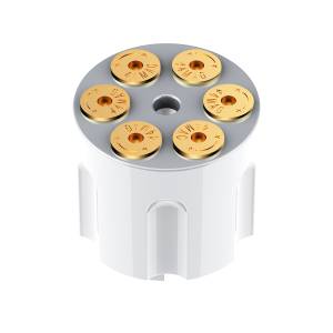 UNITED PACIFIC - 70855 - CILINDRO DE PISTOLA POMO DE CAMBIO DE VELOCIDADES 9/10 - BLANCO PERLA