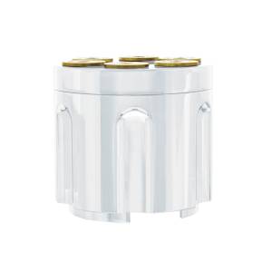 UNITED PACIFIC - UNITED PACIFIC - 70863 - CILINDRO DE PISTOLA POMO DE CAMBIO DE VELOCIDADES 13/15/18 - BLANCO PERLA - Image 3