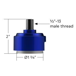 UNITED PACIFIC - UNITED PACIFIC - 70881B - ADAPTADOR DE MONTAJE DE PERILLA DE CAMBIO DE ROSCA DE 1/2"-13 PARA CAMBIO EATON FULLER STYLE 13/15/18 - AZUL ÍNDIGO (A GRANEL) - Image 9