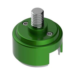 UNITED PACIFIC - 70882B - ADAPTADOR DE MONTAJE DE PERILLA DE CAMBIO DE ROSCA DE 1/2"-13 PARA CAMBIO EATON FULLER STYLE 13/15/18 - VERDE ESMERALDA (A GRANEL)
