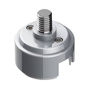 UNITED PACIFIC - 70884B - ADAPTADOR DE MONTAJE DE PERILLA DE CAMBIO DE ROSCA DE 1/2"-13 PARA CAMBIO EATON FULLER STYLE 13/15/18 - PLATA LÍQUIDA (A GRANEL)