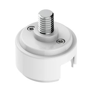 UNITED PACIFIC - 70885B - ADAPTADOR DE MONTAJE DE PERILLA DE CAMBIO DE ROSCA DE 1/2"-13 PARA CAMBIO EATON FULLER STYLE 13/15/18 - BLANCO PERLA (A GRANEL)