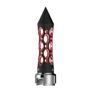 UNITED PACIFIC - UNITED PACIFIC - 70915 - PERILLA DE CAMBIO DE ENGRANAJES CON PICO ESTILO DAYTONA CON LED ADAPTADOR DE VELOCIDAD 13/15/18 - LED NEGRO/ROJO - Image 3