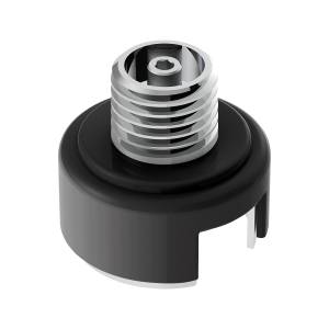 UNITED PACIFIC - 70929 - ADAPTADOR DE MONTAJE DE PERILLA DE CAMBIO CON ROSCA M30X3.5 PARA CAMBIO EATON FULLER STYLE 13/15/18 - NEGRO MATE