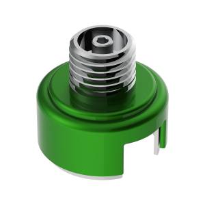 UNITED PACIFIC - 71025 - ADAPTADOR DE MONTAJE DE PERILLA DE CAMBIO CON ROSCA M30X3.5 PARA CAMBIO EATON FULLER STYLE 13/15/18 - VERDE ESMERALDA