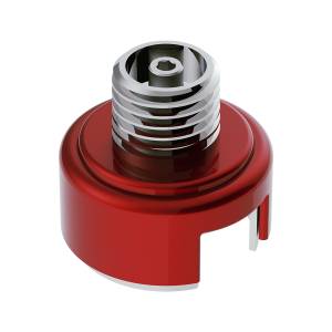 UNITED PACIFIC - 71026 - ADAPTADOR DE MONTAJE DE PERILLA DE CAMBIO CON ROSCA M30X3.5 PARA CAMBIO EATON FULLER STYLE 13/15/18 - ROJO CANDY