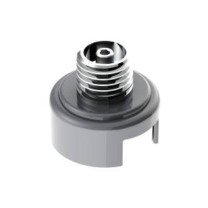 UNITED PACIFIC - 71027 - ADAPTADOR DE MONTAJE DE PERILLA DE CAMBIO CON ROSCA M30X3.5 PARA CAMBIO EATON FULLER STYLE 13/15/18 - PLATA LÍQUIDA