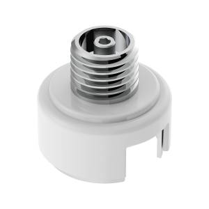 UNITED PACIFIC - 71028 - ADAPTADOR DE MONTAJE DE PERILLA DE CAMBIO CON ROSCA M30X3.5 PARA CAMBIO EATON FULLER STYLE 13/15/18 - BLANCO PERLA