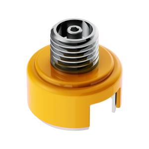 UNITED PACIFIC - 71029 - ADAPTADOR DE MONTAJE DE PERILLA DE CAMBIO DE ROSCA M30X3.5 PARA CAMBIO EATON FULLER STYLE 13/15/18 - AMARILLO ELÉCTRICO