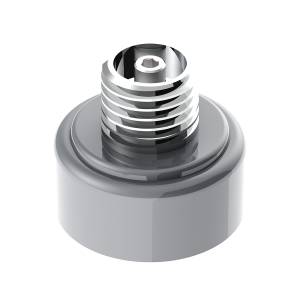 UNITED PACIFIC - 71034 - ADAPTADOR DE MONTAJE DE PERILLA DE CAMBIO CON ROSCA M30X3.5 PARA CAMBIO EATON FULLER STYLE 9/10 - PLATA LÍQUIDA