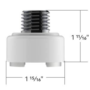 UNITED PACIFIC - UNITED PACIFIC - 71035 - ADAPTADOR DE MONTAJE DE PERILLA DE CAMBIO CON ROSCA M30X3.5 PARA CAMBIO EATON FULLER STYLE 9/10 - BLANCO PERLA - Image 7