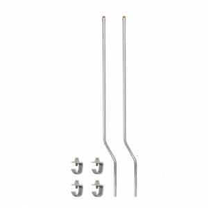 UNITED PACIFIC - 86070 - KIT DE GUÍA DE PARACHOQUES INOXIDABLE CON LENTE SUPERIOR DOMO - LENTE ÁMBAR (PAR)