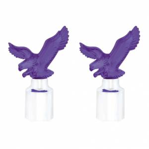 UNITED PACIFIC - 86089 - GUÍA SUPERIOR PARA PARACHOQUES EAGLE CON BASE CROMADA - MORADO (PACK DE 2)