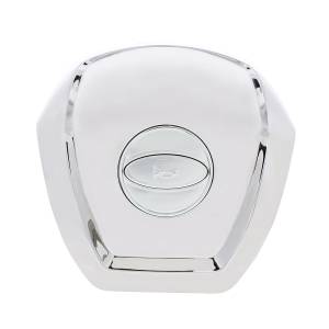 UNITED PACIFIC - 88036 - ALMOHADILLA DE BOCINA DE VOLANTE CROMADA PARA PETERBILT 579 2012-2021