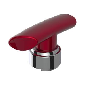 UNITED PACIFIC - UNITED PACIFIC - 70839 - POMO DE CAMBIO DE MARCHAS EN FORMA DE T CON ADAPTADOR CROMADO DE 9/10 VELOCIDADES - ROJO CANDY - Image 8