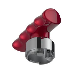 UNITED PACIFIC - UNITED PACIFIC - 70839 - POMO DE CAMBIO DE MARCHAS EN FORMA DE T CON ADAPTADOR CROMADO DE 9/10 VELOCIDADES - ROJO CANDY - Image 12