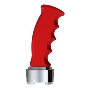 UNITED PACIFIC - UNITED PACIFIC - 70842 - POMO DE CAMBIO DE PISTOLA A ROSCA CON ADAPTADOR DE VELOCIDADES CROMADO 13/15/18 - ROJO CANDY - Image 8