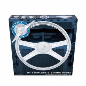 UNITED PACIFIC - UNITED PACIFIC - 88210 - VOLANTE DE 4 RADIOS DE ACERO INOXIDABLE DE 18" - Image 3