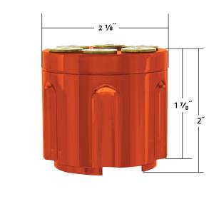 UNITED PACIFIC - UNITED PACIFIC - 70858 - CILINDRO DE PISTOLA POMO DE CAMBIO DE VELOCIDADES 13/15/18 - NARANJA CADMIO - Image 8