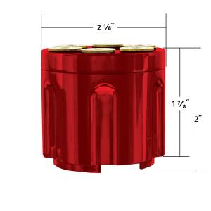 UNITED PACIFIC - UNITED PACIFIC - 70861 - CILINDRO DE PISTOLA POMO DE CAMBIO DE VELOCIDADES 13/15/18 - ROJO CANDY - Image 8