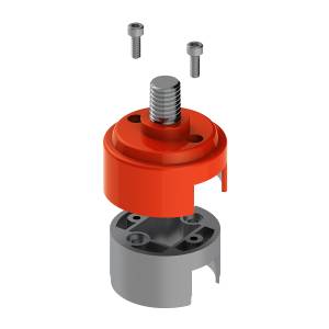 UNITED PACIFIC - UNITED PACIFIC - 70880B - ADAPTADOR DE MONTAJE DE PERILLA DE CAMBIO DE ROSCA DE 1/2"-13 PARA CAMBIO EATON FULLER STYLE 13/15/18 - NARANJA DE CADMIO (A GRANEL) - Image 8