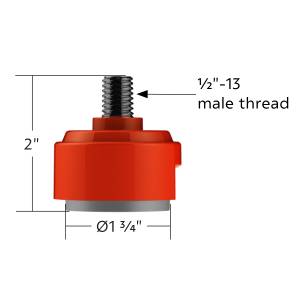 UNITED PACIFIC - UNITED PACIFIC - 70880B - ADAPTADOR DE MONTAJE DE PERILLA DE CAMBIO DE ROSCA DE 1/2"-13 PARA CAMBIO EATON FULLER STYLE 13/15/18 - NARANJA DE CADMIO (A GRANEL) - Image 10