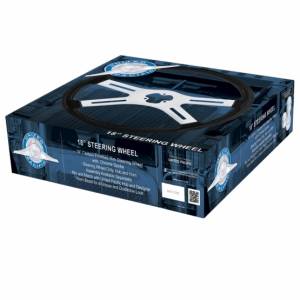 UNITED PACIFIC - UNITED PACIFIC - 88258 - VOLANTE 18" NEGRO CARBONO - 2 RADIOS - Image 3