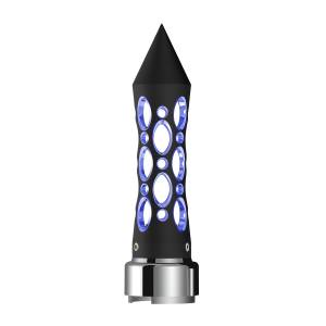 UNITED PACIFIC - UNITED PACIFIC - 70912 - POMO DE CAMBIO DE ENGRANAJES CON PICO ESTILO DAYTONA CON ADAPTADOR LED DE 9/10 VELOCIDADES - LED NEGRO/AZUL - Image 4