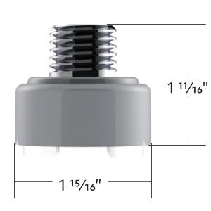 UNITED PACIFIC - UNITED PACIFIC - 71034 - ADAPTADOR DE MONTAJE DE PERILLA DE CAMBIO CON ROSCA M30X3.5 PARA CAMBIO EATON FULLER STYLE 9/10 - PLATA LÍQUIDA - Image 8