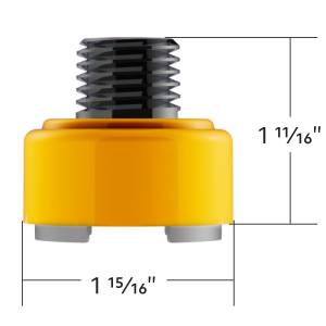 UNITED PACIFIC - UNITED PACIFIC - 71036 - ADAPTADOR DE MONTAJE DE PERILLA DE CAMBIO CON ROSCA M30X3.5 PARA CAMBIO EATON FULLER STYLE 9/10 - AMARILLO ELÉCTRICO - Image 8