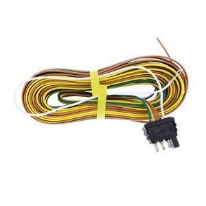 UNITED PACIFIC - UNITED PACIFIC - 90632 - ARNÉS DE LUCES LED PARA REMOLQUE DE 4 VÍAS - CABLES POSITIVOS DE 25' Y CABLE DE TIERRA DE 16" - Image 1