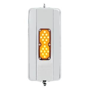 UNITED PACIFIC - 86500B - ESPEJO DE LA COSTA OESTE DE ACERO INOXIDABLE 430 DE 7" X 16" 18 LED - SIN CALEFACCIÓN