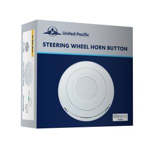 UNITED PACIFIC - UNITED PACIFIC - 88120 - BOTÓN DE BOCINA DEL VOLANTE DE ALUMINIO CROMADO CON LOGO UP - Image 10