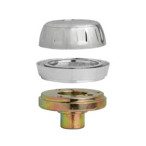 UNITED PACIFIC - UNITED PACIFIC - 88211 - KIT DE BUJE DE VOLANTE Y BOTÓN DE BOCINA CROMADOS PARA PETERBILT (1998-2005) Y KENWORTH (2001-2002) - Image 6