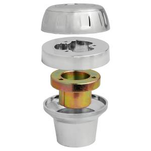 UNITED PACIFIC - UNITED PACIFIC - 88212 - KIT DE BOTÓN DE BOCINA Y BUJE DE VOLANTE CROMADO PARA FREIGHTLINER 1989-2006 - Image 6