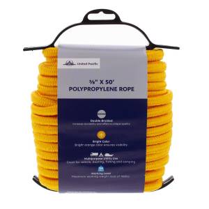 UNITED PACIFIC - UNITED PACIFIC - 92040 - CUERDA DE POLIPROPILENO DOBLE TRENZADA DE 16 HILOS DE 3/8" X 50' - Image 6