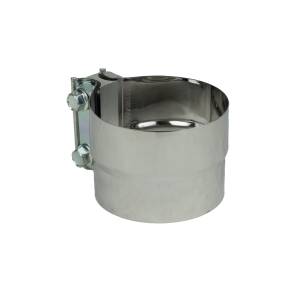 EXFLEX - ATM-BCS-400 - ABRAZADERA DE CINCHO 4" PREFORMADA CON SEPARADOR ACERO INOXIDABLE
