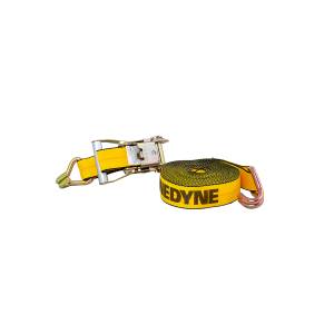 KINEDYNE - SFI7532 - BANDA KINEDYNE 2" X 360" CON MATRACA GANCHO GARFIO