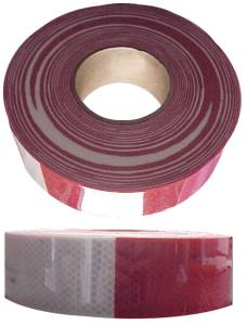 3M - CAX0131 - BARRICADA 3M 2" ROJO 11"/BLANCO 7" DIAMANTE CAJA CON 1800"