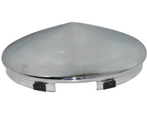 GENERICA-RAN1308-CENTRO DE RIN PICO CON 4 RANURAS PARA RIN DE ACERO 7/16" DE CEJA CROMADO
