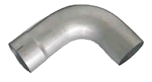 EXFLEX - ECX13085 - CODO ALUMINIZADO 90 GRADOS RADIO 5 LARGO 13" X 10" KENWORTH AEROCAB ID OD CON EXPANSION