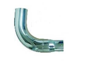 EXFLEX - ECN6090 - CODO CROMADO 6" X 90 GRADOS LARGO 18" X 19" CON REDUCCION A 5" ID